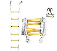 Echelle de Cordes,Echelle de Sécurité,Echelle de Secours pour Escalade,Echelle Antidérapante Et Réutilipour Enfants Et Adultes/6M