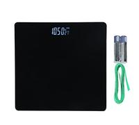 Échelle de graisse corporelle numérique avec écran LCD, échelle de la personne Bluetooth Body Analysis Fated of Glass pour salle de bain, bureau, chambre à coucher