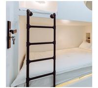 Échelle de Grenier de 50, 52, 53, 60, 66, 72, 80 Pouces, échelle Haute pour Lits superposés Jumeaux pour Camping-Cars, Chambre d'enfant, école, échelles d'escalade Robustes en Fer forgé, ave