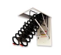 échelle de Grenier Échelle télescopique électrique for Grenier, échelle de Plafond et épaisse, Pliable et entièrement Automatique, for Usage Domestique escamotable(Svart,80x120cm)