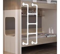 Échelle de grenier en métal robuste - Escabeau mural pour lit superposé d'urgence pour lits hauts 124,5 cm de haut, idéal pour dortoirs, appartements, lofts et camping-cars