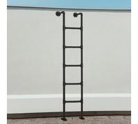 Échelle de Grenier Industrielle en Acier - Escalier de Sortie de Secours Pliable pour greniers, Lits superposés et sous-Sol - Capacité de Charge de 200 kg Conception Peu encombrante pour Un