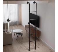 Échelle de Grenier Murale 2 m et 3 m, en Fer forgé Noir, Universelle, Droite, pour greniers, Lits superposés, terrasses, Camping-Cars, dortoirs, bibliothèques. Solution d'évacuatio