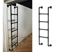 Échelle de Grenier Murale en métal pour Maison, loft, Hauteur de 1,2 m, 1,8 m, 2,1 m, 2,4 m, Taille de la fenêtre du sous-Sol, Charge 150 kg, dortoir, Ferme, bibliothèque, lit, ter