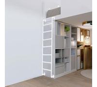 Échelle de grenier murale en métal robuste pour lits superposés, greniers et intérieur/extérieur, taille personnalisable (300 cm) Solution robuste pour économiser de l'espace