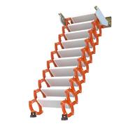 Échelle de grenier pliable avec il - Accès sûr et facile à la maison Design peu encombrant pour greniers Construction durable et robuste, parfaite pour les solutions de rangement