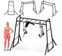 Échelle de gymnastique - HYPERMOTION - Métal galvanisé - Ancrage au sol 4×60 cm - Résistante aux intempéries