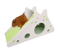 Échelle de hamster - Bridge d'escalade en bois, petite rampe de jeu d'animaux | Échelle de bricolage Gerbil, cachette de cochon d'Inde, accessoire d'habitat de cage amusant, diapositive de hamster syr