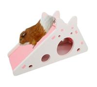 Échelle de hamster - jouet d'escalade à plusieurs niveaux, accessoire de cage interactif | Bridge de jeu de cochon d'Inde, cachette naine de hamster, rampe d'exercice gerbil, toboggan en bois pour pet