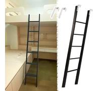 Échelle de lit, échelle de lit Noire, échelles et marchepieds antidérapants, échelle de remorque légère, échelles de lit (150 cm/59")