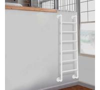 échelle de lit， Escabeau en métal antidérapant de 100 à 300 cm for loft, échelle Droite Fer forgé Noir, Secours, capacité Charge 150 kg/330 LB