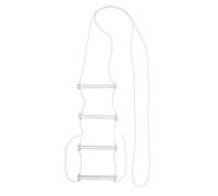 Échelle de Lit Lumineux Corde d'assistance pour Les Personnes âgées - Échelle de Lit Blanche Universel Aider avec Une Poignée pour Un Soutien Stable sur n'importe Quel Cadre