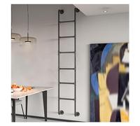 Échelle de lit mezzanine avec accès aux lits superposés haut 162,6 cm pour lits jumeaux, idéal pour les petits et les sous-sols et design Slish