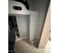 Échelle de lit superposé à crochet réglable - Design incliné pour une escalade facile dans un camping-car, un dortoir et une utilisation au sol