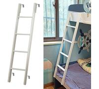 Échelle de Lit Superposé Amovible avec Crochets - Escabeau Réglable pour Couchette de RV, Loft de Bateau, Voiture, Lit Double - Maison/Dortoir(Size:4 Steps - 130cm/51.18 in)