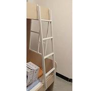 Échelle de lit superposé en métal avec Crochets pour Camping-Car, Caravane, Grenier, escabeau Universel Peu encombrant, Charge 200 kg (440 LB) (Couleur : Blanc, Taille :