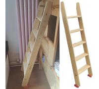Échelle De Lit Superposé Uniquement, échelle De Lit Mezzanine avec Pédales De 10 Cm De Large Et Pieds Antidérapants, échelle De Lit Surélevée pour Enfan, 150cm/59/4.9ft High