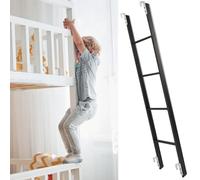 Échelle de lit superposé Universelle avec Crochets, escabeau de Camping-Car en métal Robuste, échelle de lit superposé en Fer forgé Noir, échelle d'escalade Suspendue - Charges 330 LB (Size : 116cm(4