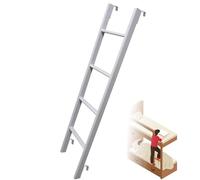Échelle de lit superposée 4/5 marches antidérapante en métal et Fer - Échelle de sécurité latérale pour lit Double Mezzanine, échelle de Remplacement pour lit Double, Compatible AV