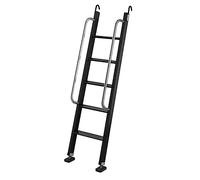 Échelle de lit superposée en acier inoxydable réglable à 5 marches pour un accès sûr et facile aux lits mezzanines