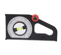 Échelle de mesure de pente Compteur d'angle de pente Échelle de mesure de pente Compteur de niveau de pente Outil de mesure d'angle de pente ABS avec magnétisme Échelle de mesure (Non magnétique)