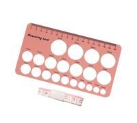 Échelle De Mesure Du Mamelon La Mère Qui Allaite Avec Règles À Bride Conception En Silicone Double Face Pour Les Pompes Échelle Dimensionnement Du Mamelon En Cm/pouces