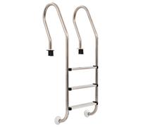 vidaXL Échelle de piscine à 3 échelons Acier inoxydable 304 120 cm