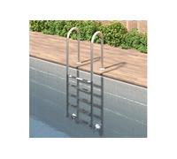 vidaXL Échelle de piscine 54x38x211 cm acier inoxydable 304
