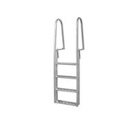 vidaXL Échelle de piscine/quai à 4 marches Aluminium 167 cm 91197