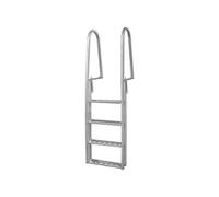 vidaXL Échelle de piscine/quai à 4 marches Aluminium 167 cm 91197