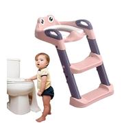Échelle de pot, siège de pot avec marches | Siège d'apprentissage de la propreté pliable pour toilettes,Escabeau d'apprentissage de la propreté avec poignées, siège de pot étanche au-dessus des toilet