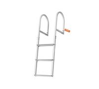 VEVOR Échelle de Quai 3 marches Amovible échelle de Ponton en Alliage d'aluminium, Grande capacité de Charge 500 LB 226 kg, Grandes pédales 78 mm pour embarquement à Bord de Bateaux, Lacs, piscines