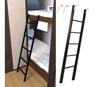 Échelle de rechange en métal pour lit superposé de véhicule récréatif avec pieds antidérapants, disponible en longueurs de 114,3 cm, 185,4 cm, robuste et sûre pour un accès facile