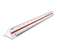 Echelle de réduction triangulaire MAPED Kutch 1,2500 - Double numérotation et deux gorges de couleur