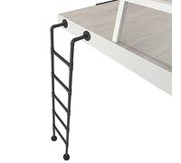 Échelle de Remplacement pour Lits superposés Uniquement, échelle métallique Durable pour Lits superposés surélevés avec marches, échelle d'escalade Peu encombrante, 440 LB (Taille : 153 cm/6