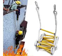 Échelle de secours d'urgence - Corde de sauvetage durable antidérapante pour une réponse rapide en cas d'urgence à la maison et aventures en plein air