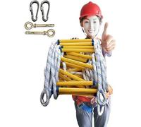 Échelle de Secours, échelle de sécurité Portable en Corde, échelle de Sauvetage Externe réutilisable(8M)