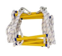 Échelle de secours portable pour une utilisation d'urgence, facile à ranger, résistante aux flammes, idéale pour la maison et le bureau