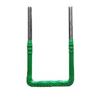 Échelle de secours pour puits de fenêtre de sous-sol, échelle de secours en acier pour greniers/véhicules de camping/jardins, échelle murale robuste - Marches réglables (vert, l x l x diamètre 20 x