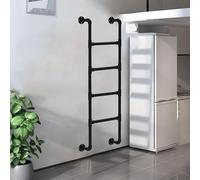 Échelle de Secours Pour Puits de Fenêtre, Échelle de Lit Mezzanine En Métal, Échelle de Lit Superposé En Fer Forgé Fixée Au Mur, Échelle D'Escalade D'Urgence Pour Sortie D'Entrée/1.5M/5Ft/59In
