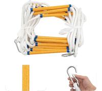 Echelle de secours résistante au feu, longueur 10 m, capacité de charge 200 kg, y compris 2 crochets