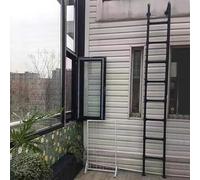 Échelle de Secours Robuste Pour Puits de Fenêtre, Escalier de Lit Pour Grenier, Intérieur Et Extérieur - Échelle D'Escalade D'Urgence En Fer Forgé/150Cm/59In