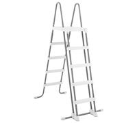 Échelles pour piscines Intex - Intex - Échelle piscine en acier galvanisé hauteur 132cm marches amovibles Intex 28077 Argent