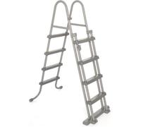 Échelle de sécurité pour piscine Bestway - 4 marches antidérapantes - acier inoxydable - 122cm