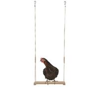Échelle de siège de poulet - Support pour poulets pour l'intérieur et l'extérieur - Balançoire en bois - Perchoir de siège de volaille - Jouet suspendu pour poulet - Échelle amusante pour volaille