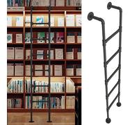 Échelle de sortie antidérapante, échelle de lit superposé durable, échelle de lit superposé multifonction en fer forgé pour dortoir, bibliothèque, entrepôt