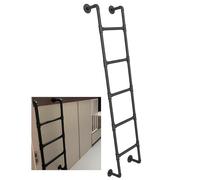 Échelle de Sortie de puits Échelle Murale Universelle en métal Robuste pour sous-Sol Fenêtre Loft Lit superposé Feu Escalade Économie d’Espace 4 Pieds 5 Pieds 6 Pieds 7 Pieds 8 Pieds (130 cm
