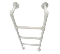 Échelle de sortie d'urgence pour puits de fenêtre de sous-sol Échelle de lit superposé Loft d'escalade en tuyau de fer industriel Yopappol pour grenier,dortoir,bibliothèque,terrasse,camping-car(175cm/