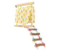 Échelle de Tente pour Perroquet, hamac Suspendu Universel 4 Saisons, décoratif pour Oiseaux, avec échelle pour Perroquet, Hamster syrien, Tissu en bûche sûr, 15x16cm