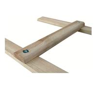 Echelle de toit en bois 3.30 m - 10 échelons entraxe 33 cm OUTIFRANCE